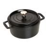 Pot rond noir Ø 18 cm Staub