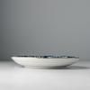 Assiette STARBURST INDIGO IKAT 23 cm, bleu, MIJ