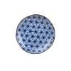 Assiette STARBURST INDIGO IKAT 23 cm, bleu, MIJ