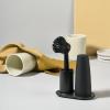 Set pour laver la vaisselle SINGLES, avec distributeur en silicone, set de 4 pc, noir, Zone Denmark