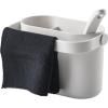 Kit vaisselle CIRCULAIRE, 3 pc, gris, Zone Danemark