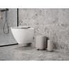 Poubelle de salle de bain TIME 3 l, gris foncé, plastique, Zone Danemark
