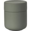 Pot de rangement avec couvercle UME 10 cm, vert olive, céramique, Zone Denmark