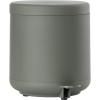 Poubelle de salle de bain UME 4 l, vert olive, plastique, Zone Danemark