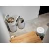 Poubelle de cuisine CIRCULAR 22 l, gris clair, plastique, Zone Danemark