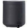 Poubelle de salle de bain UME 4 l, noir, plastique, Zone Danemark