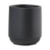 Verre porte brosse à dent TIME 10 cm, noir, béton, Zone Denmark