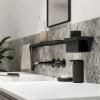 Porte-savon RIM 11 cm, noir, aluminium, Zone Denmark