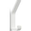 Crochet à serviette RIM 11 cm, double, blanc, aluminium, Zone Denmark