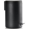 Poubelle de salle de bain RIM 3 l, noir, aluminium, Zone Danemark