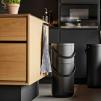 Poubelle de cuisine CIRCULAR 35 l, noir, plastique, Zone Danemark