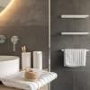 Porte-serviette RIM 70 cm, double, blanc, aluminium, Zone Denmark