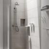 Étagère de douche RIM 22 cm, blanc, aluminium, Zone Danemark