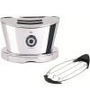 Grille-pain VOLO 32 cm, or, acier inoxydable, Bugatti