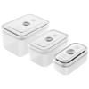 Récipients sous vide pour aliments FRESH & SAVE, set de 3, blanc, plastique, Zwilling