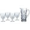 Verres avec pichet NOBLESSE, set de 5, transparents, Nachtmann