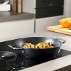Poêle de service ADAMANT 24 cm, noir, aluminium, Fissler