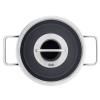 Faitout haut ADAMANT 20 cm, noir, aluminium, Fissler