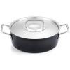 Faitout bas ADAMANT 24 cm, noir, aluminium, Fissler