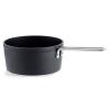 Batterie de cuisine ADAMANT, couvercles de marmite en acier inoxydable, set de 3 pc, noir, aluminium, Fissler