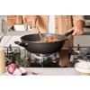 Wok ADAMANT 32 cm, noir, aluminium, Fissler