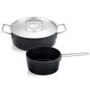 Batterie de cuisine ADAMANT, set de 2, noir, aluminium, Fissler