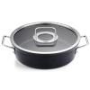 Faitout bas ADAMANT 28 cm, noir, aluminium, Fissler