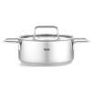 Faitout PURE 20 cm, 2,4 l, avec couvercle de marmite, inox, Fissler