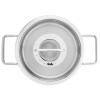 Faitout haut PURE 20 cm, argent, acier inoxydable, Fissler