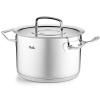 Marmite ORIGINAL PROFI 20 cm, argent, acier inoxydable, Fissler