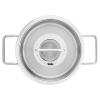Batterie de cuisine PURE, set de 5 pc, argent, acier inoxidable, Fissler