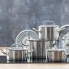 Marmite ORIGINAL PROFI 16 cm, argent, acier inoxydable, Fissler