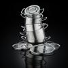 Faitout bas ORIGINAL PROFI 20 cm, argent, acier inoxydable, Fissler