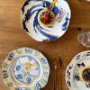 Assiette DIESEL CLASSICS ON ACID SPANISH YELLOW 28 cm, jaune, porcelaine, Seletti