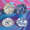 Assiette DIESEL CLASSICS ON ACID SPANISH YELLOW 28 cm, jaune, porcelaine, Seletti