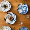 Assiette DIESEL CLASSICS SUR ACID ENGLISH DELFT 28 cm, blanc, porcelaine, Seletti