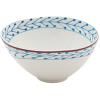 Bol DIESEL CLASSICS ON ACID FIORI 12 cm, blanc/bleu, porcelaine, Seletti