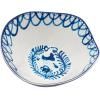 Bol de service DIESEL CLASSICS ON ACID PAJARO 18 cm, blanc/bleu, porcelaine, Seletti
