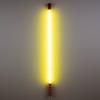 Décoration murale lumineuse SUPERLINEA 141,5 cm, jaune, bois/plastique, Seletti