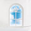 Décoration murale lumineuse WINDOW #2 90 x 57 cm, blanc, bois/acrylique, Seletti
