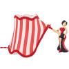 Lampe Stolní CIRCUS ABATJOUR WOMAN 26 cm, multicolore, résine, Seletti