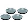 Moule à gâteau SILVER ELEGANCE, set de 4, 12 cm, noir, acier, Guardini