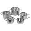 Batterie de cuisine ORIGINAL PROFI, set de 5, argent, acier inoxydable, Fissler