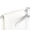 Porte-serviette LINEA 44 cm, double, mat, acier inoxydable, Zack