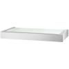 Étagère de salle de bain LINEA 26 cm, mat, acier inoxydable/verre, Zack