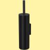 Brosse de toilette TUBO 40 cm, montage mural, noir, acier inoxydable, Zack