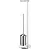 Butler de toilette SCALA 72 cm, poli, acier inoxydable, Zack