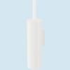 Brosse de toilette TUBO 40 cm, montage mural, blanc, acier inoxydable, Zack