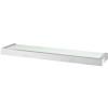 Étagère de salle de bain LINEA 46 cm, mat, acier inoxydable/verre, Zack