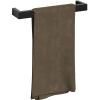 Porte-serviette LINEA 46 cm, noir, acier inoxydable, Zack